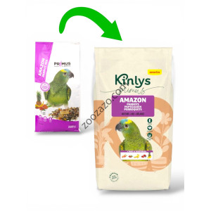 Висококачествена храна за големи Папагали с плодове 2.5 кг. - Benelux Primus Amazone Parrot